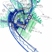 schéma de conception du jardins de faluns