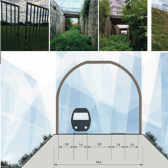 Coupe du chemin de fer