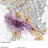 Carte des polarités sur le territoire