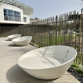 la plage, mobilier